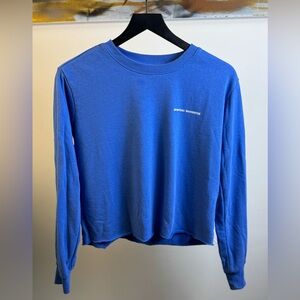 Spiritual Gangster Blue “Peace Love Light” Pullover Sweatshirt – Size S